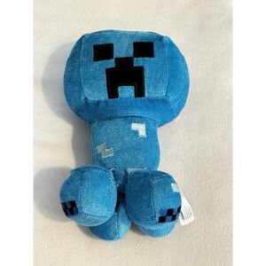Minecraft Blue Charged Creeper Plush 8" Mojang Jinx 2020 Stuffed Toy